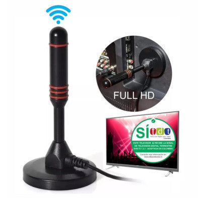 Antena TDT 30dBi Universal – Calidad HD en todos tus canales 🌎
