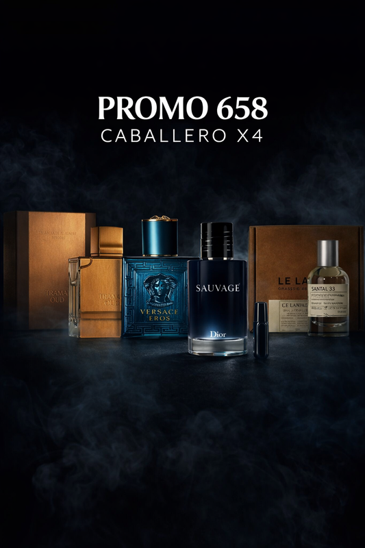 PROMO PERFUMES - 658 CABALLERO X4